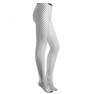 MeMoi Women’s Maxi Fishnet Black Tights Small
